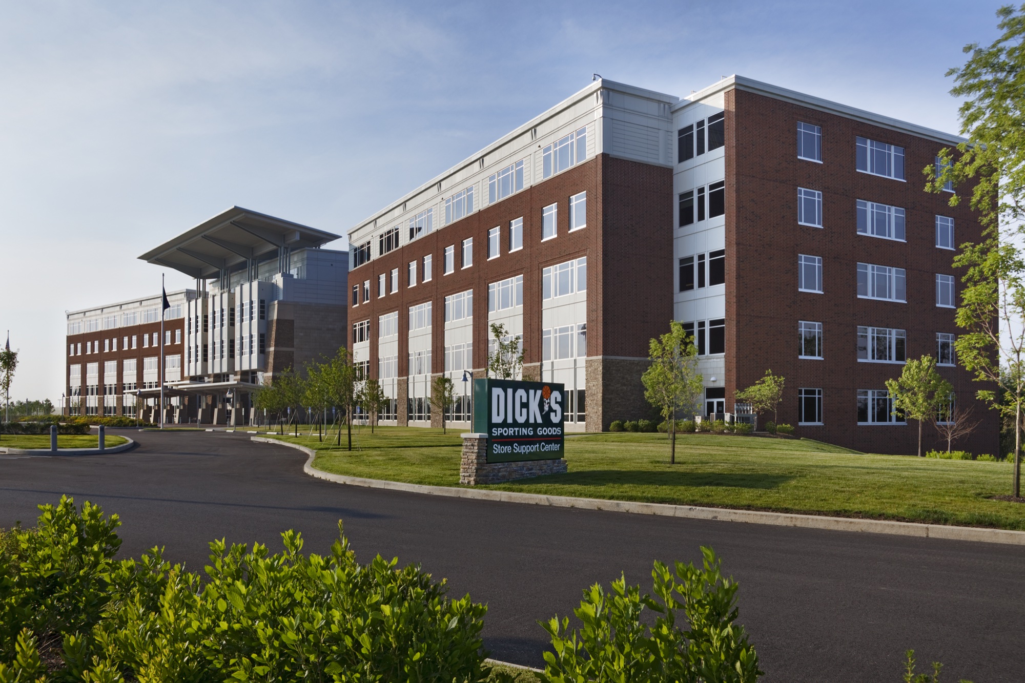 Dick's Sporting Goods Store Support Center — the brick-and-glass headquarters campus Horizon delivered