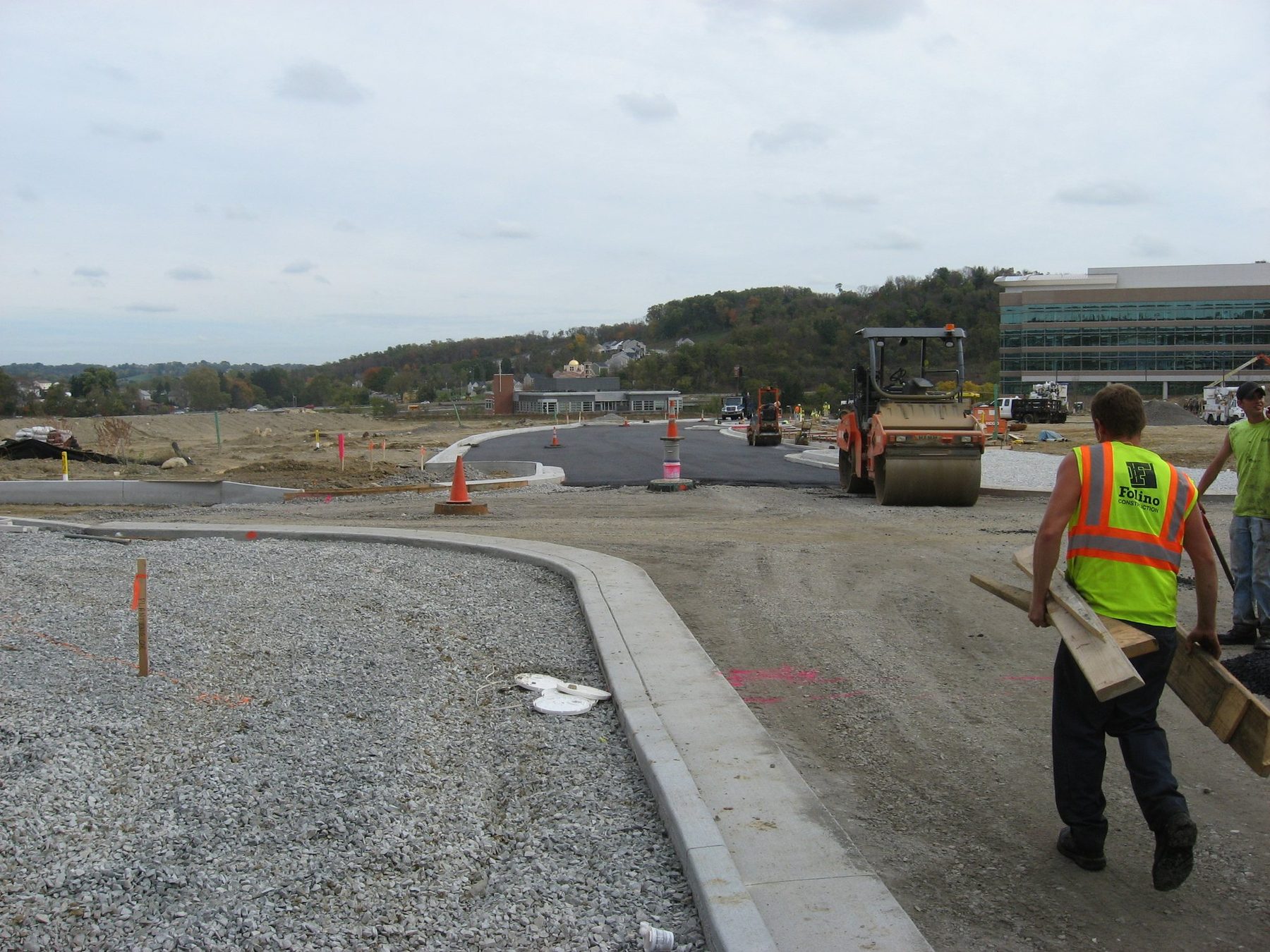 Main Street paving at Southpointe Town Center